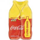 Gaseosa Coca Cola, pack de 4 de 1.5 lts