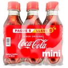 Pack de Gaseosas Coca cola, 6 de 250 ml