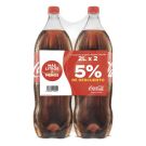 Gaseosa Coca Cola descartable, 2 unidades de 2 Lt