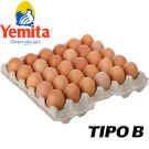 Huevos a granel tipo B Yemita, 30 unidades