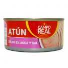 Atun Campo Real solido en agua y sal, 170 grs