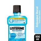 Enjuague bucal Listerine antisarro, 500 ml + Listerine antisarro 250 ml gratis