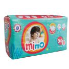 Pañales Super Absorbentes para Bebe Mimo Mini Pack XG 8 unidades