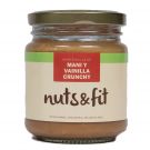 Mantequilla de maní Nuts&Fit vainilla Crunchy, 230 grs