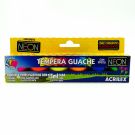 Tempera Guache Acrilexcon efectos de Neon, 6 unidades de 15 ml