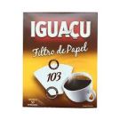 Filtro de papel para Café Iguazu nro 102, 30 unidades