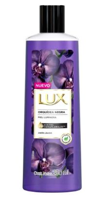 Jabon liquido Lux orquidea negra, 250 ml