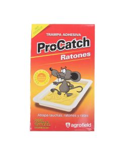 Trampa Adhesiva para ratones ProCatch Madera, 2 Unidades