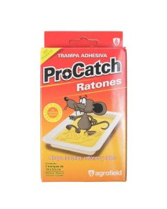 Trampa Adhesiva para ratones ProCatch Plastico, 2 Unidades