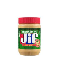 Mantequilla de mani cremosa Jif Whips reducido en calorias, 454 grs