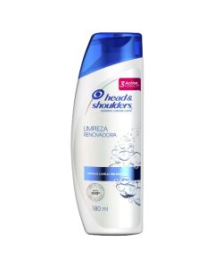 Head Shoulders shampoo limpieza renovadora, 180ml