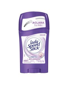 Desodorante Lady Speed Stick derma aclarado, en barra 45 grs