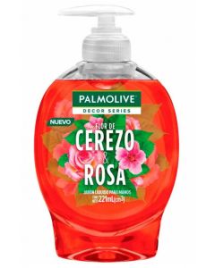 Jabon liquido para manos Palmolive flor de cerezos y rosas, 221 ml