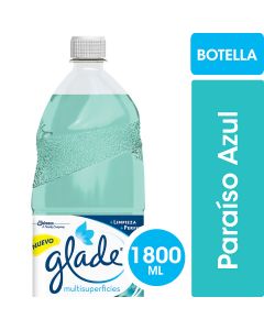 Limpiador Glade Liquido Paraiso Azul, 1800 ml