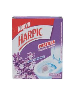 Pastilla para inodoro Harpic Lavanda, 20gr