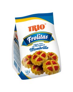 Galletita Trio Frolitas con mermelada de Membrillo, 160 grs