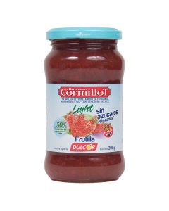 Mermelada Cormillot sin azucar de frutilla, 390 grs