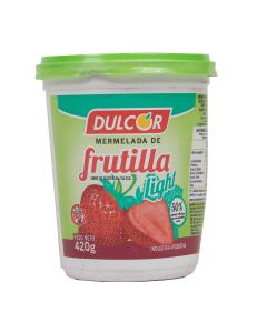Mermelada Dulcor Light de Frutilla, 420 grs