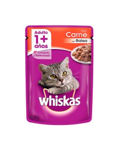 Whiskas Pouch Adulto Carne, 85gr