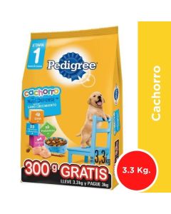 Alimento para cachorro Pedigree, 3.3 kg