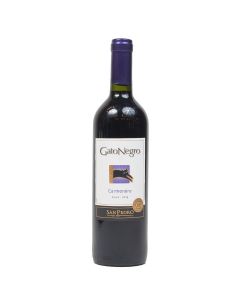 Vino Gato Negro carmenere, 750 ml