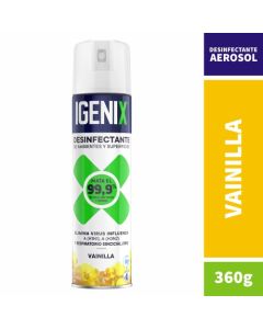 Desinfectante en aerosol Igenix vainilla, 360 grs