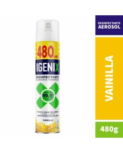 Desinfectante en aerosol Igenix vainilla, 480 ml
