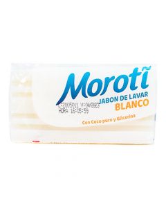 Jabon de Lavar Moroti Blanco, 120grs