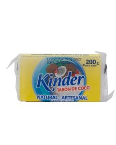 Jabón en pan de coco Kinder, 200gr