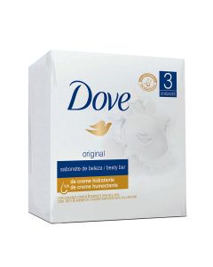 Jabón Dove cuida y protege, 3 unidades de 90 grs