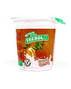 Yogurt entero frutilla Trebol, 140 gr