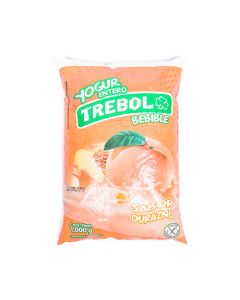 Yogur bebible durazno sachet Trebol, 1lt
