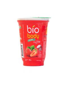 Yogurt Bio Fibra  frutilla Trebol, 180 gr