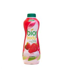 Yogurt botella bio Body frutilla Trebol, 1lt