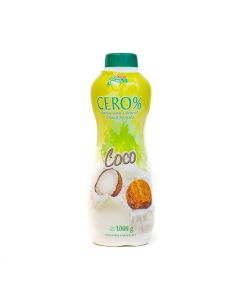 Yogurt botella cero coco Trebol, 1lt