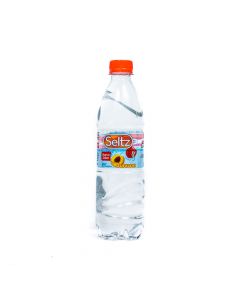 Agua Mineral Seltz sabor durazno, 500ml