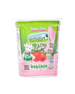 Yogurt Diet la Pradera frutilla pote, 350 gr