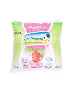 Yogurt Diet frutilla sachet la Pradera, 500 gr