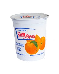 Yogurt entero durazno Doña Angela, 350 gr