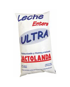 Leche entera ultra sachet Lactolanda, 1 lt