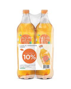 Pack Aquarius Naranja, 1.5 lts