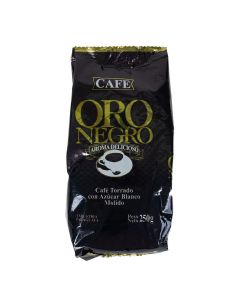 Café Oro Negro torrado molido, 250 grs