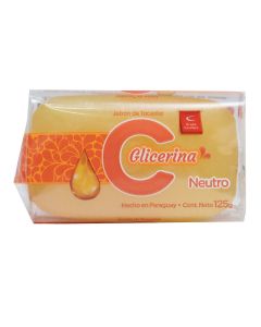Jabón de tocador C Glicerina neutro, 125 g