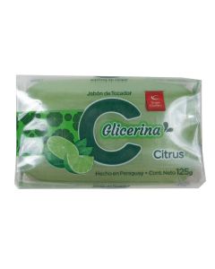 Jabón de tocador C Glicerina citrus, 125 g