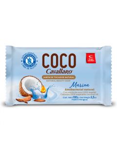 Jabón de tocador Coco Cavallaro marina en estuche, 100 grs