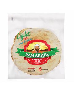 Pan Árabe light extra grande 6 unidades
