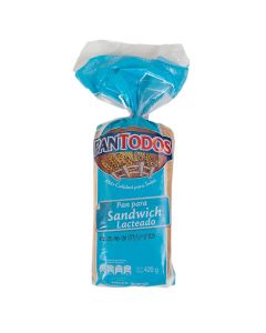 Pan de sandwich lacteado Pan todos chico 420Gr