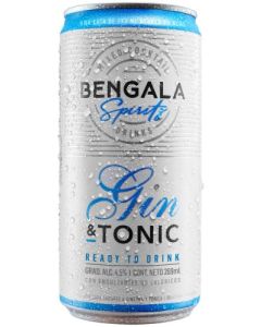 Mix de cocktail Bengala Spirits Gin & Tonic, 269 ml