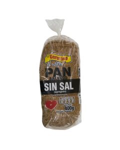 Pan salvado sin sal El Germano, 400gr