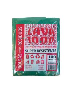 Bolsa Para Residuos Super Resistentes Lava1000, 100lt